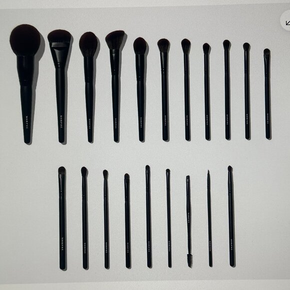 MORPHE MUA LIFE 20-PIECE BRUSH SET + CASE:NWT EYE/FACE BRUSHES - Picture 3 of 11
